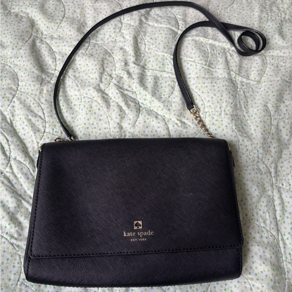 Kate Spade Black/Charcoal Crossbody Bag
